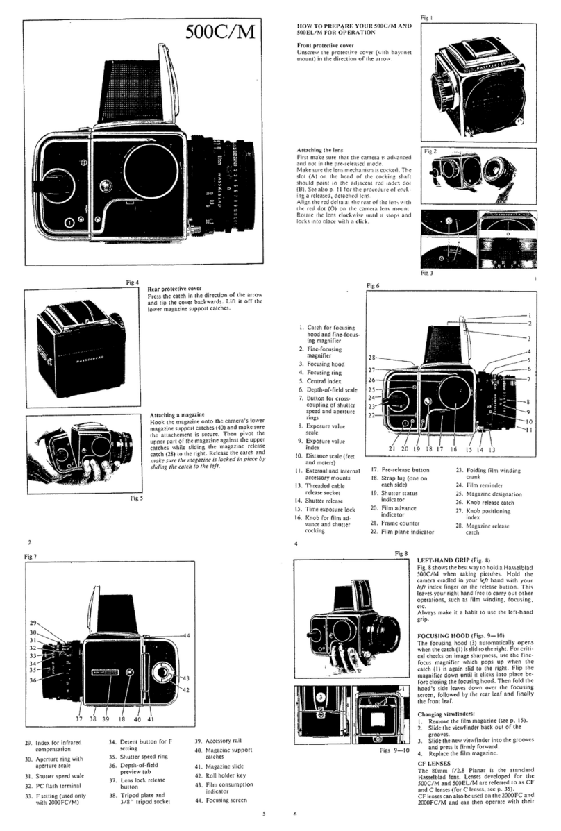 Hasselblad 500 C User manual