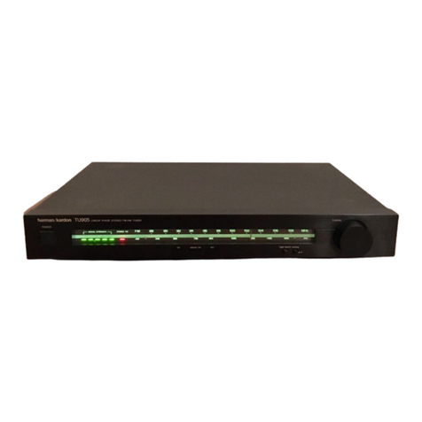 Harman Kardon TU905 User manual