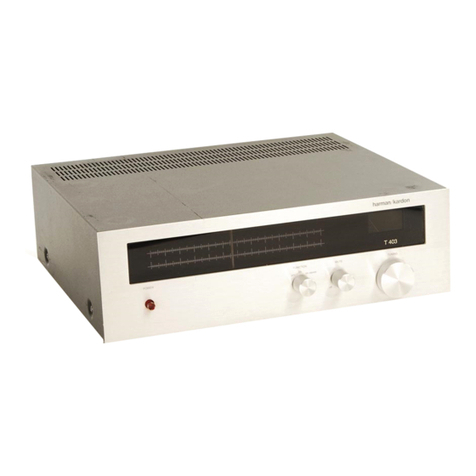 Harman Kardon T-403 User manual