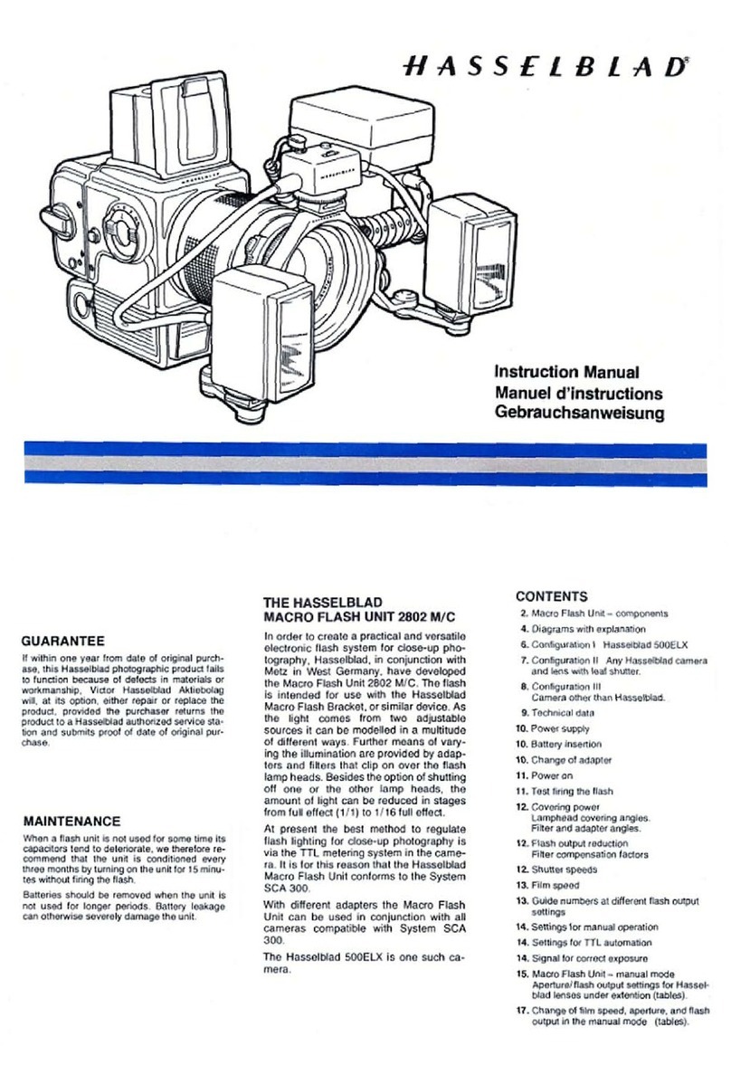Hasselblad Macro Flash instruction manual