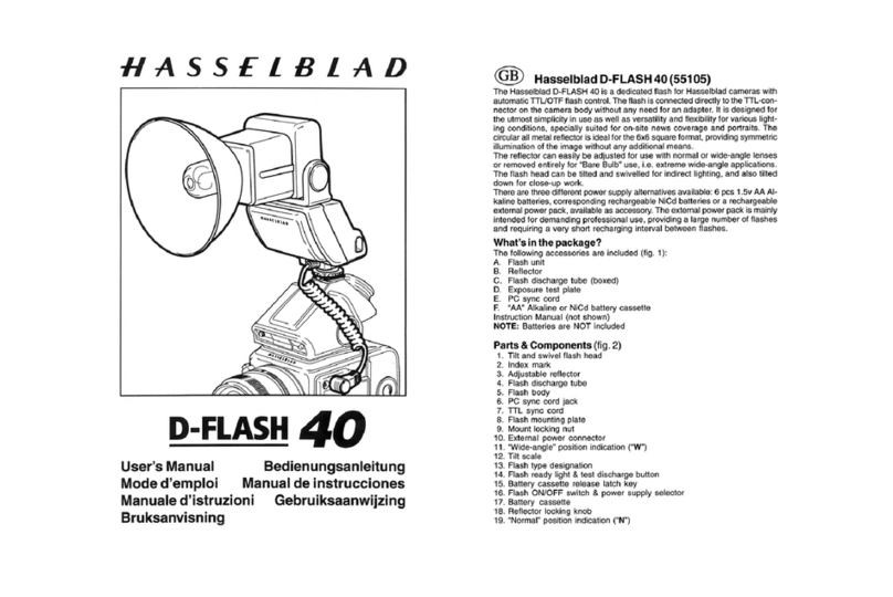 Hasselblad D-Flash 40 user manual