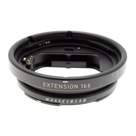 Hasselblad Extension tubes instruction manual