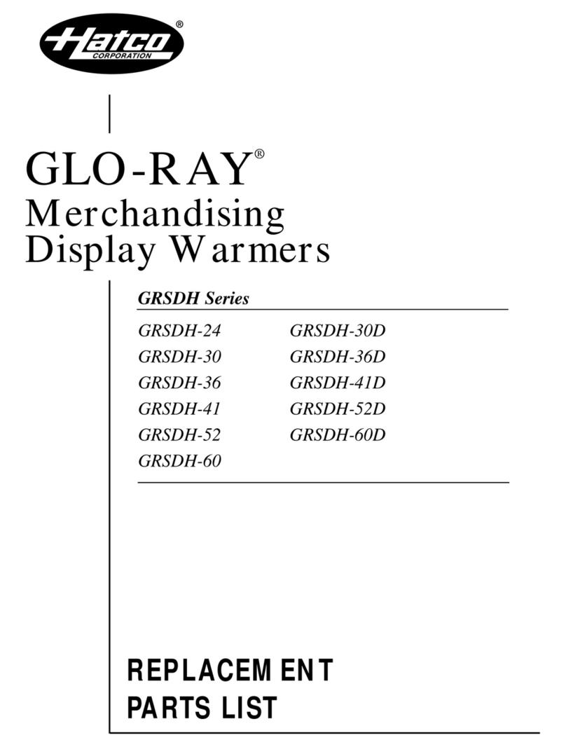 Hatco Glo-Ray GRSDH-24 Application guide