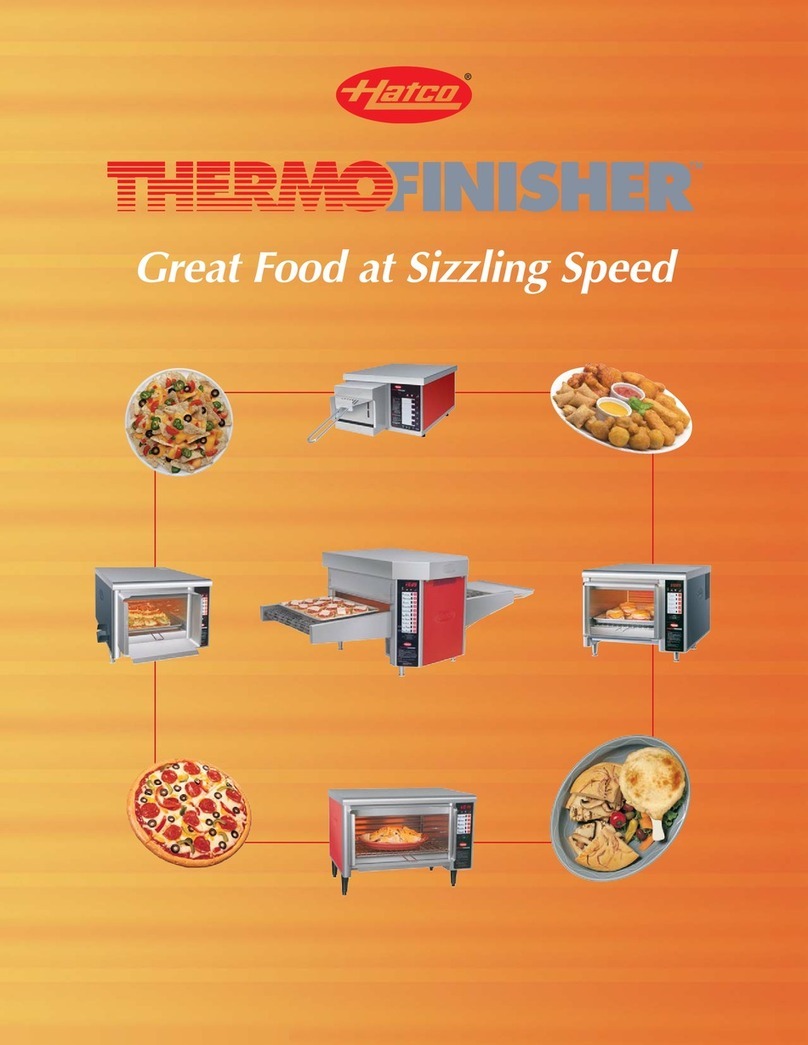 Hatco Thermo-Finisher TF-1919 User manual