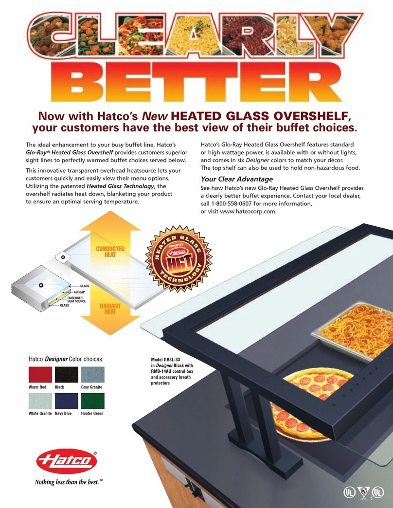 Hatco GR3-27 User manual