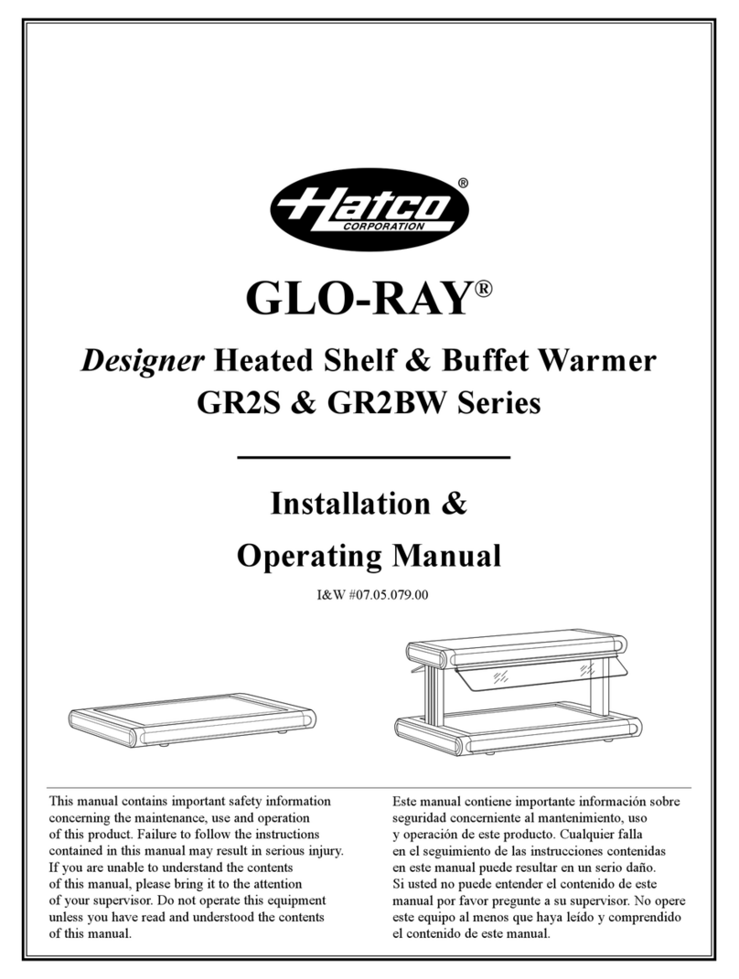 Hatco GR2BW-24 Installation instructions