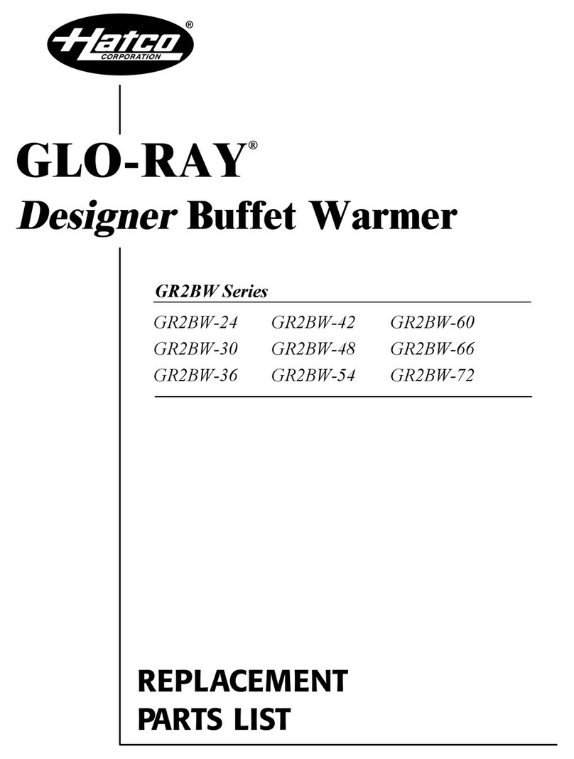 Hatco GR2BW-24 Application guide