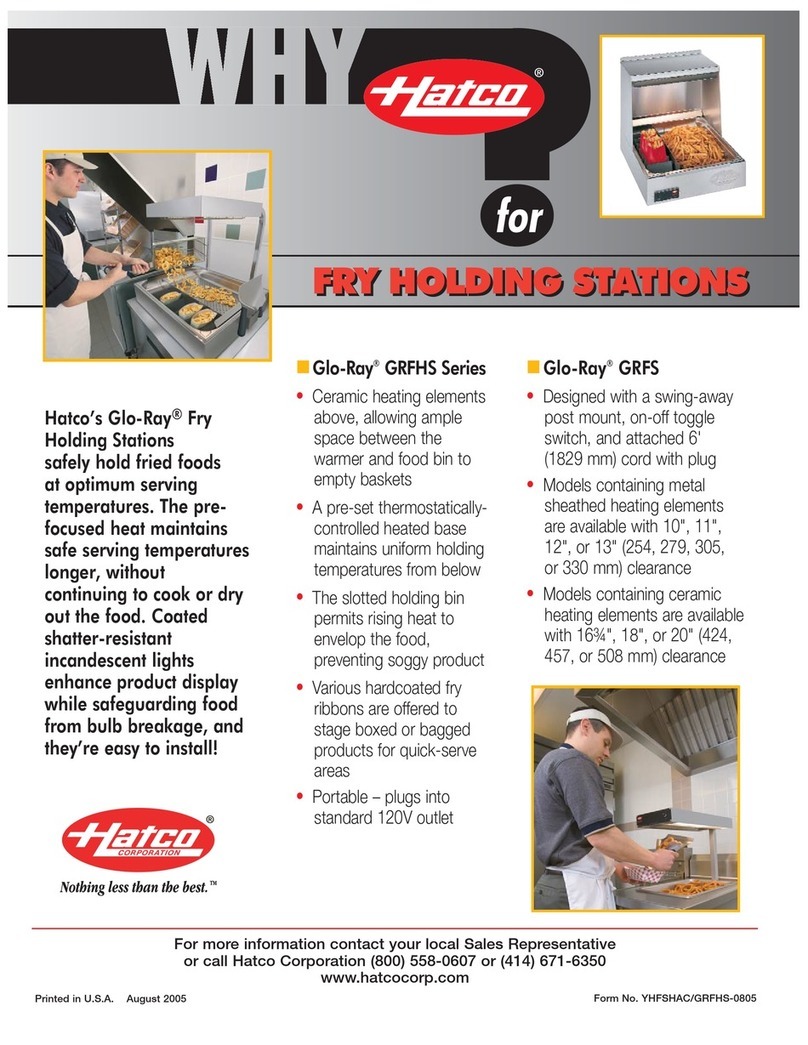Hatco Glo-Ray GRFHS-16 brochure