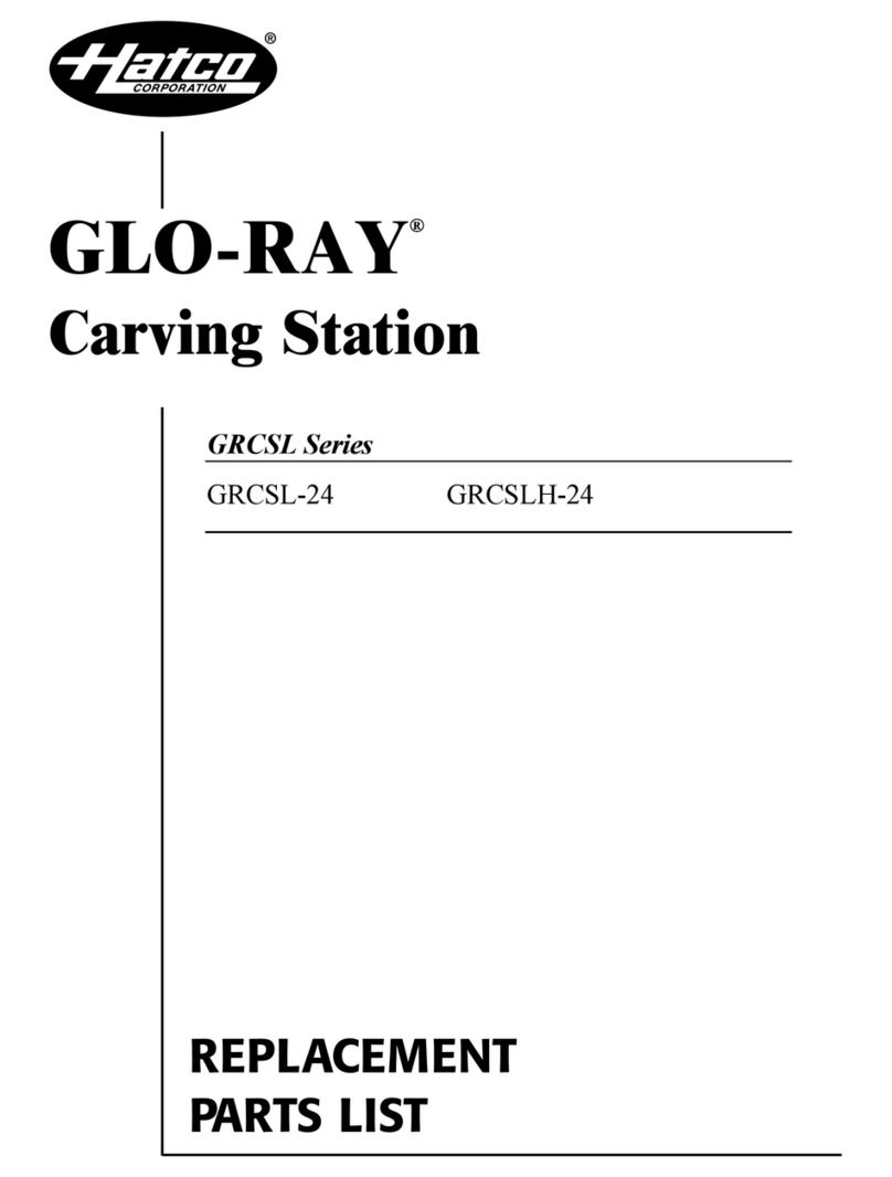 Hatco Glo-Ray GRCSL-24 Application guide