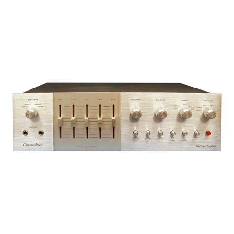 Harman Kardon Citation 11 User manual Harman Kardon Citation 11 User manual
