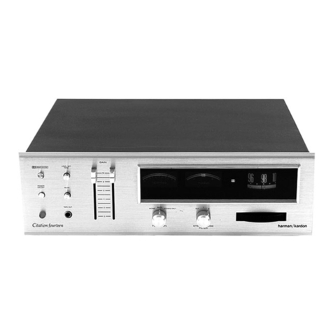 Harman Kardon CITATION 14 instruction manual