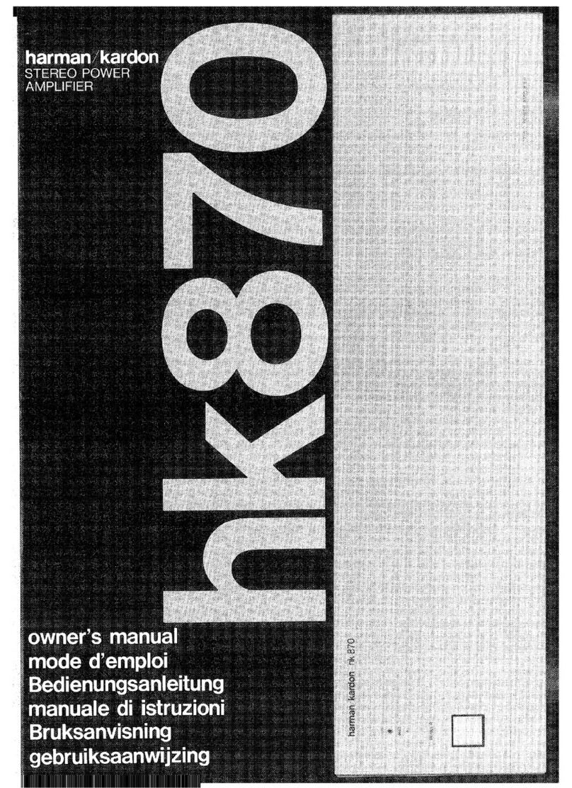 Harman Kardon HK870 User manual