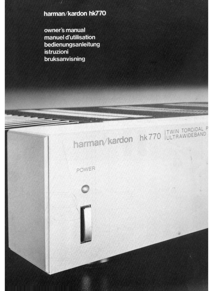 Harman Kardon HK770 owner's manual