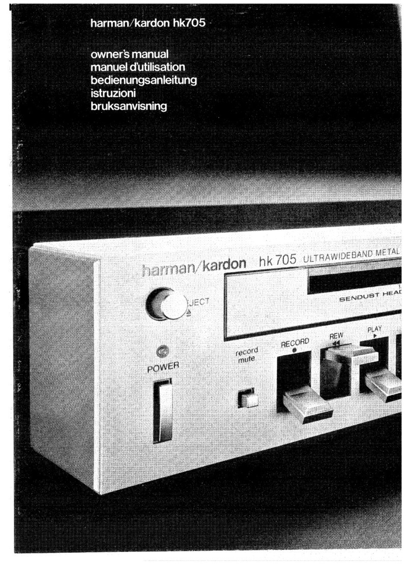 Harman Kardon HK705 User manual