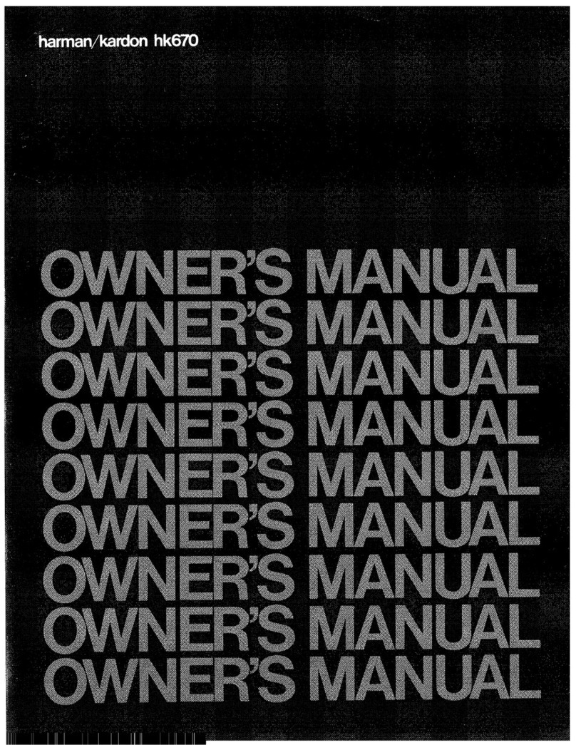 Harman Kardon HK 670 User manual