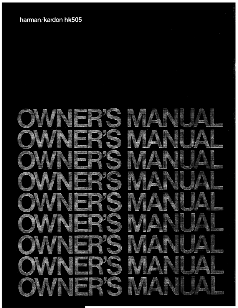 Harman Kardon HK505 User manual