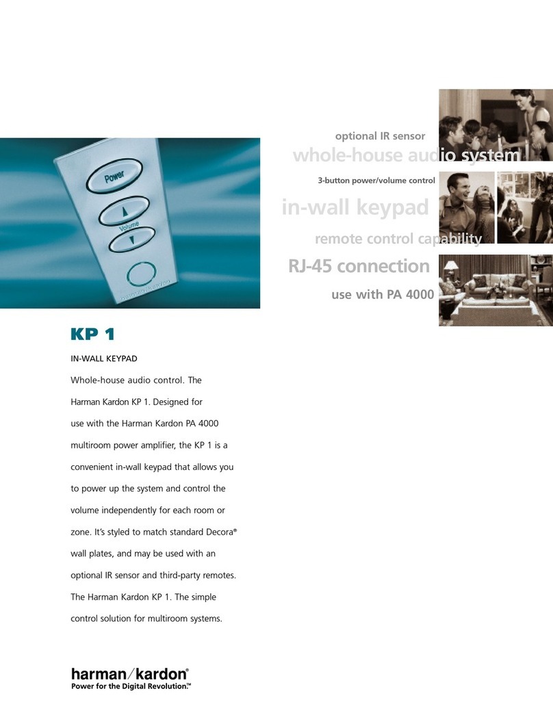 Harman Kardon KP 1 User manual