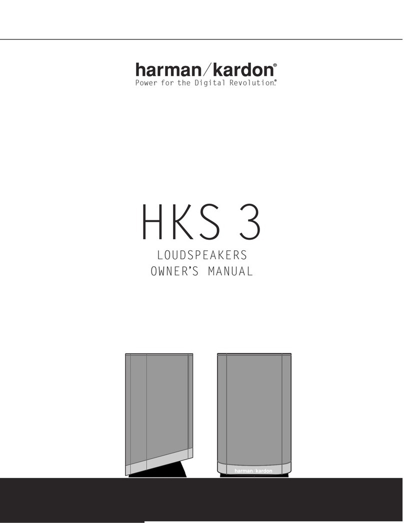 Harman Kardon HKS 3 owner's manual