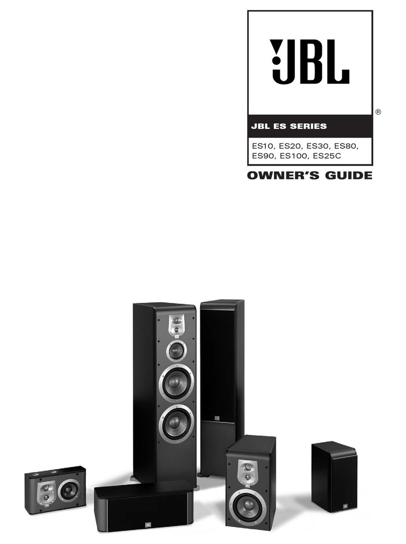 JBL ES10BK owner's guide