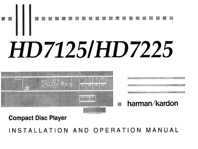 Harman Kardon HD7125 User manual