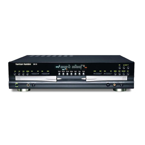 Harman Kardon CDR 30 User manual
