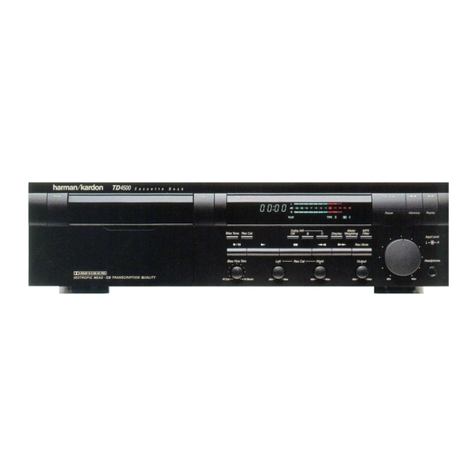 Harman Kardon TD4500 User manual
