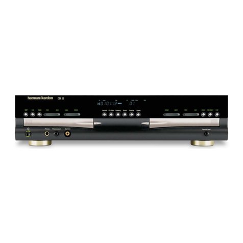 Harman Kardon CDR 20 User manual