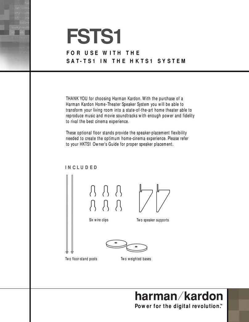 Harman Kardon FSTS1 install guide