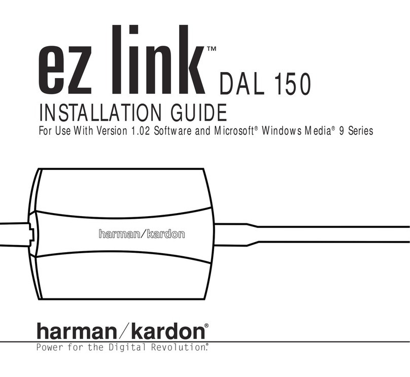 Harman Kardon EZ Link DAL 150 installation guide
