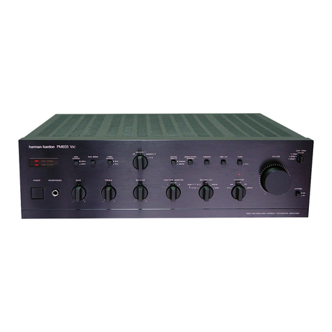Harman Kardon PM655 Vxi owner's manual