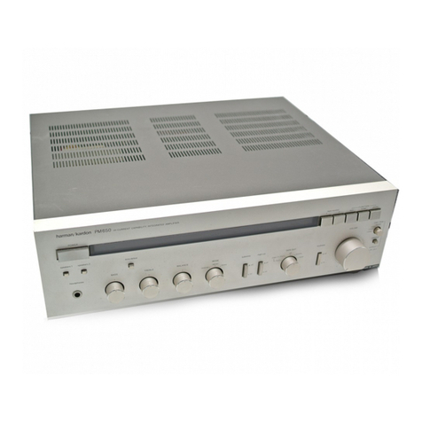 Harman Kardon PM650 owner's manual