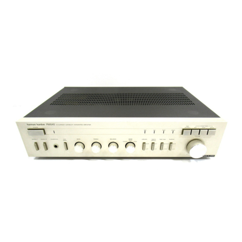 Harman Kardon PM640 owner's manual