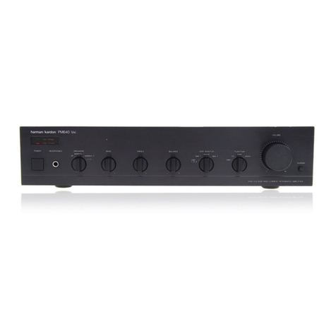 Harman Kardon PM640VXI owner's manual