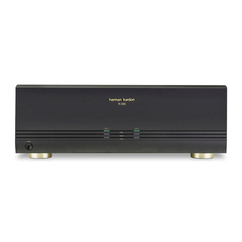 Harman Kardon PA 2000 User manual