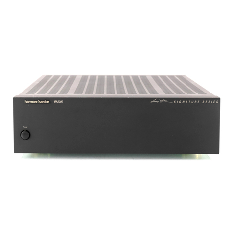 Harman Kardon PA2200 owner's manual