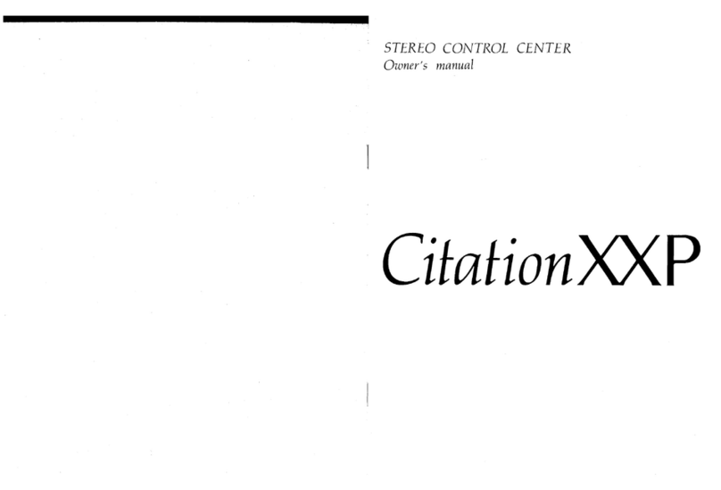 Citation CITATION XXP owner's manual