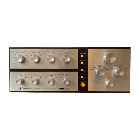 Harman Kardon CITATION I Operation manual
