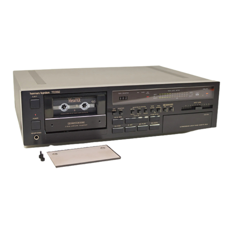 Harman Kardon TD392 User manual
