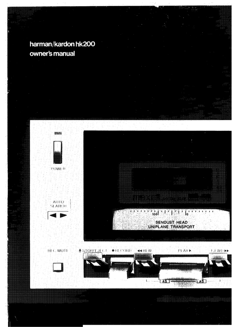 Harman Kardon HK200 User manual