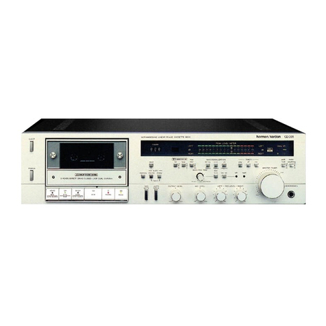 Harman Kardon CD391 User manual Harman Kardon CD391 User manual