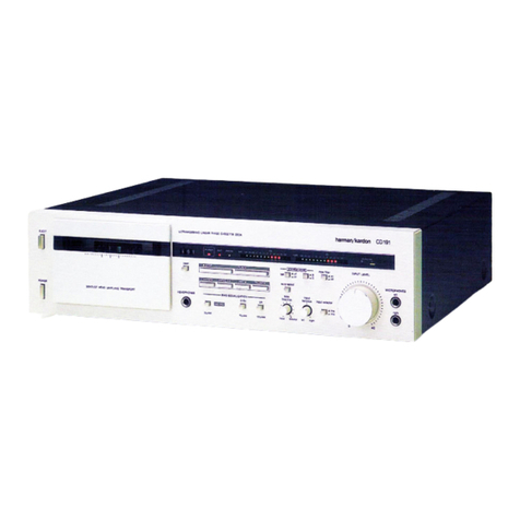 Harman Kardon CD191 User manual