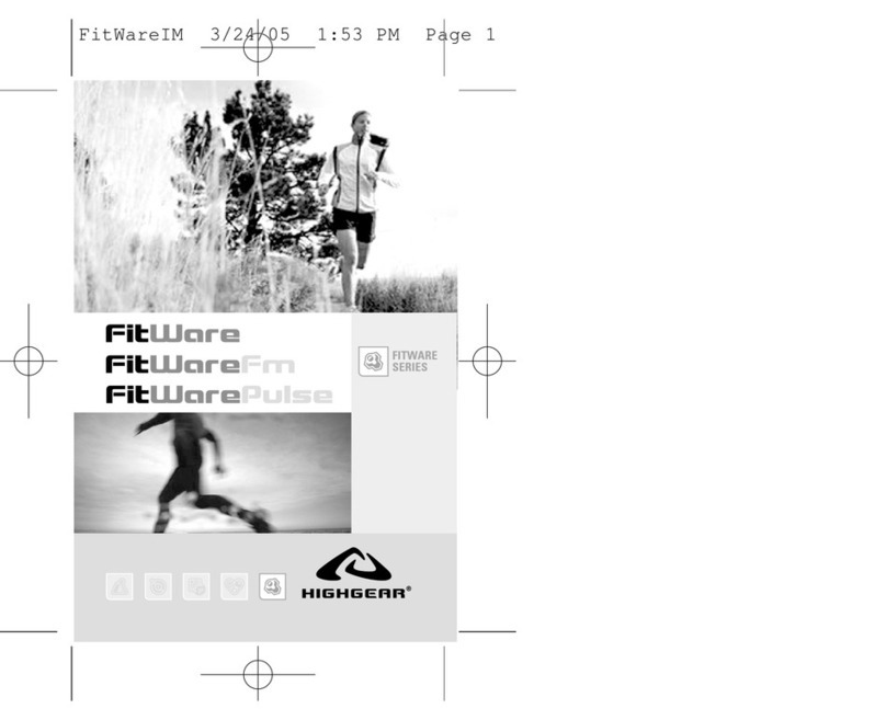 HighGear FitWare user guide
