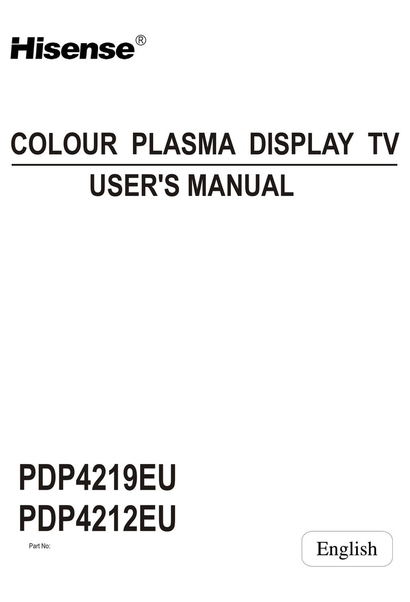 Hisense PDP4212 User manual