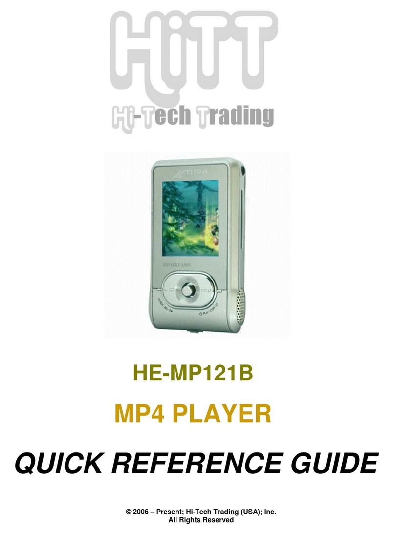 Hitech HE-MP121B Quick reference guide