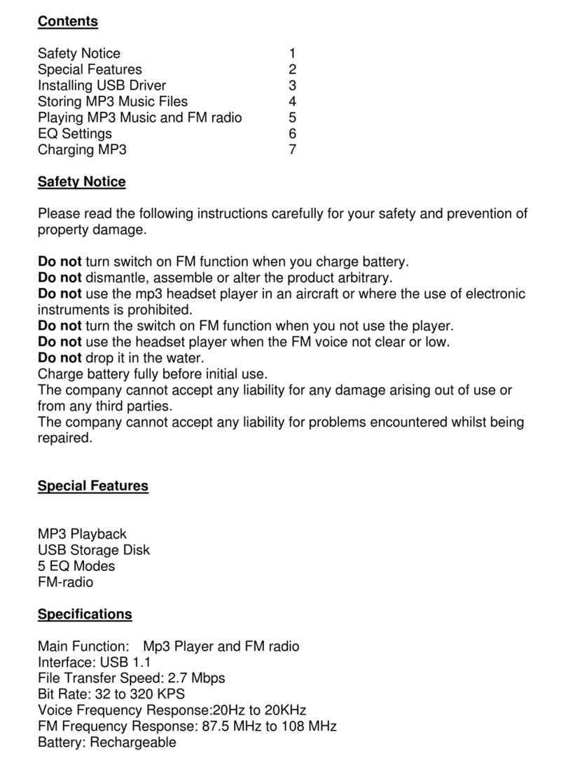 Hitech HE-MP5588 User manual