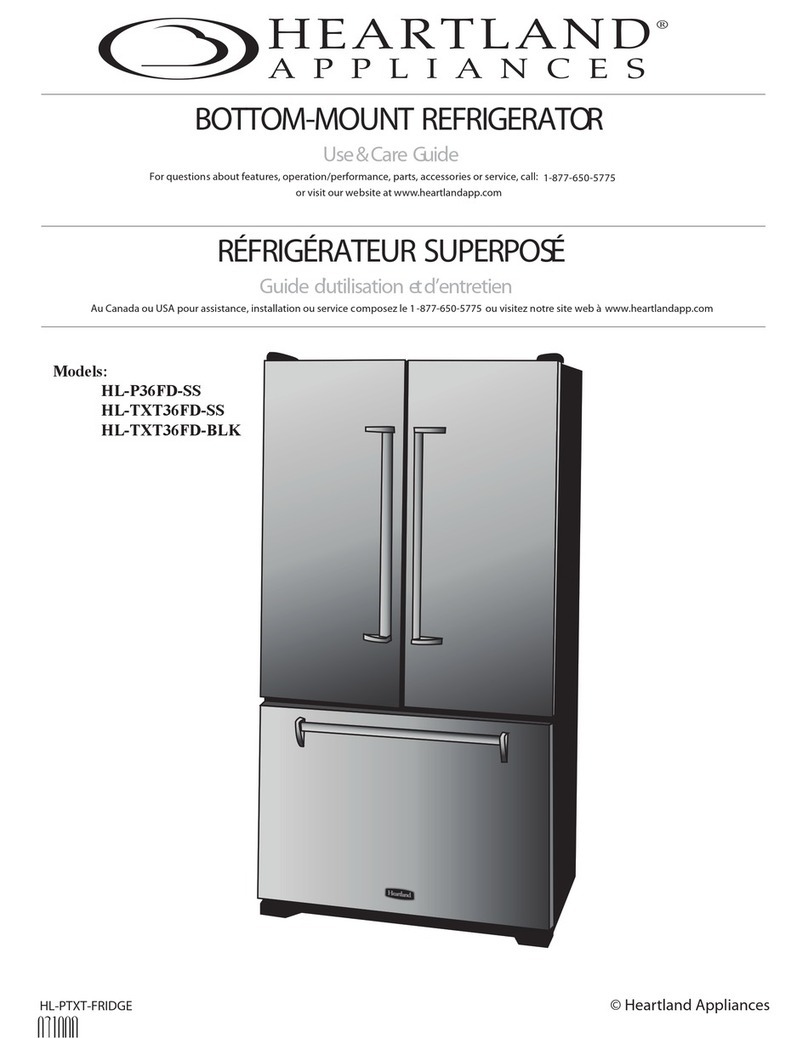 Heartland HL-P36FD-SS Use and care guide