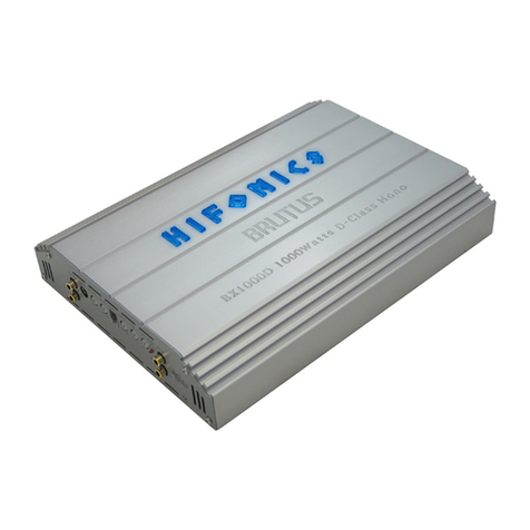 Hifonics Brutus BX1500D User manual