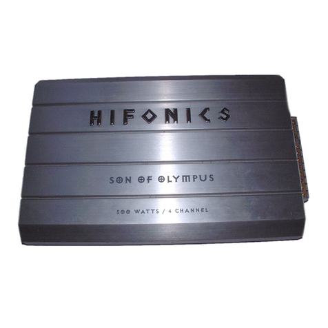 Hifonics Apollo Son of Europa User manual