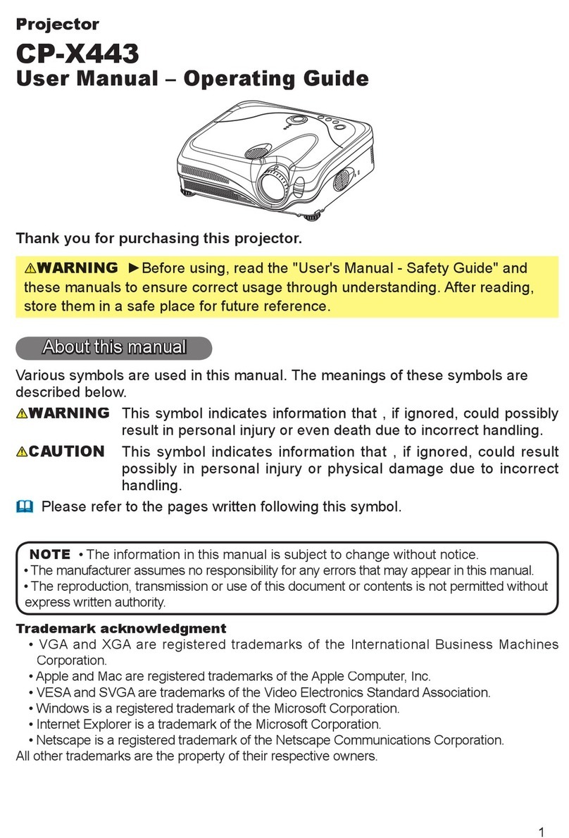 Hitachi CP-X443 series Technical Document Hitachi CP-X443 series Technical Document