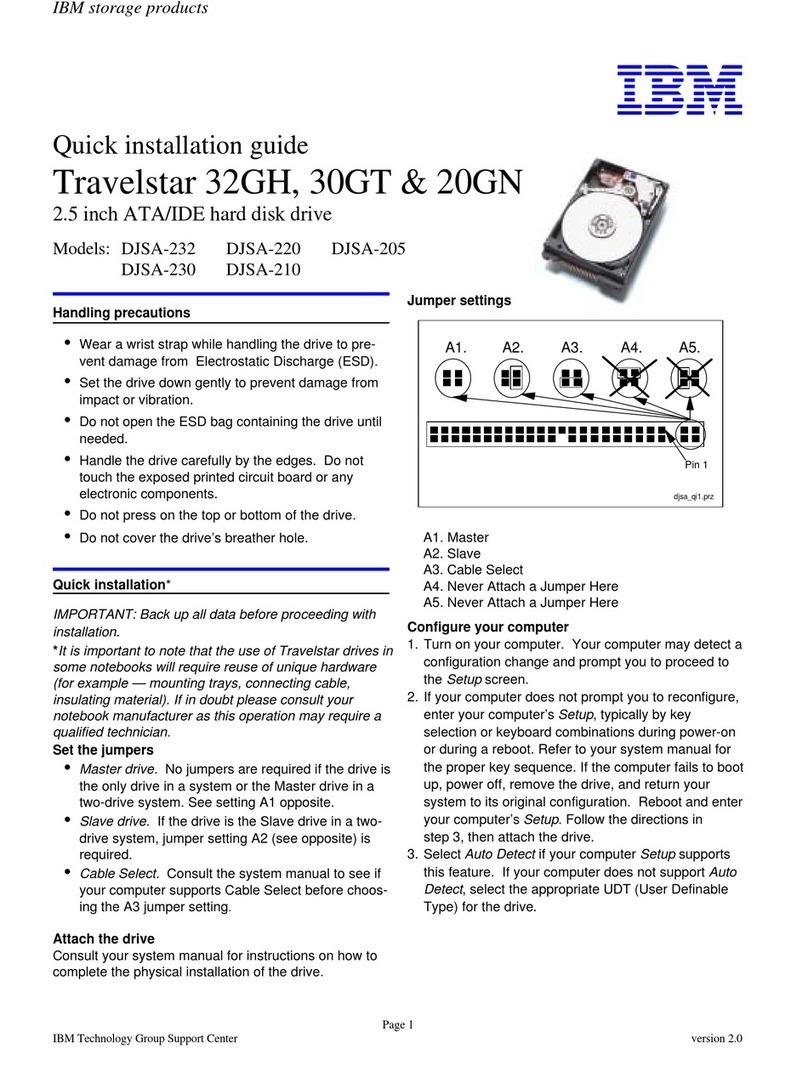 IBM Travelstar 20GN User manual